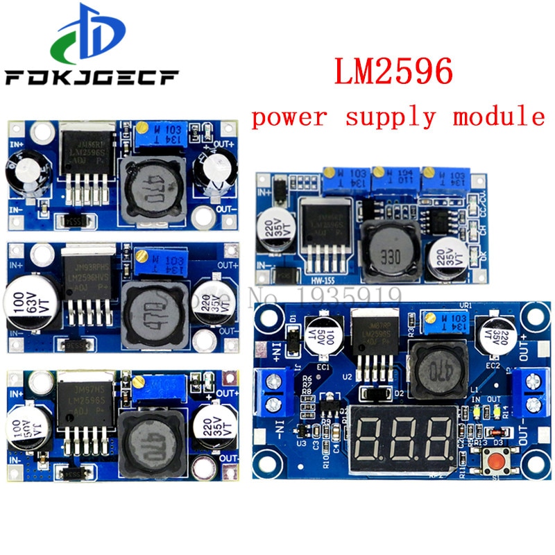 LM2596 LM2596HVS power supply module DC-DC BUCK 3A adjustable buck ...