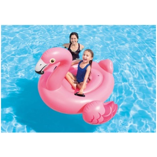 INTEX 57558 & 57559 Pink / Tropical Flamingo Ride-On Inflatable Kid ...