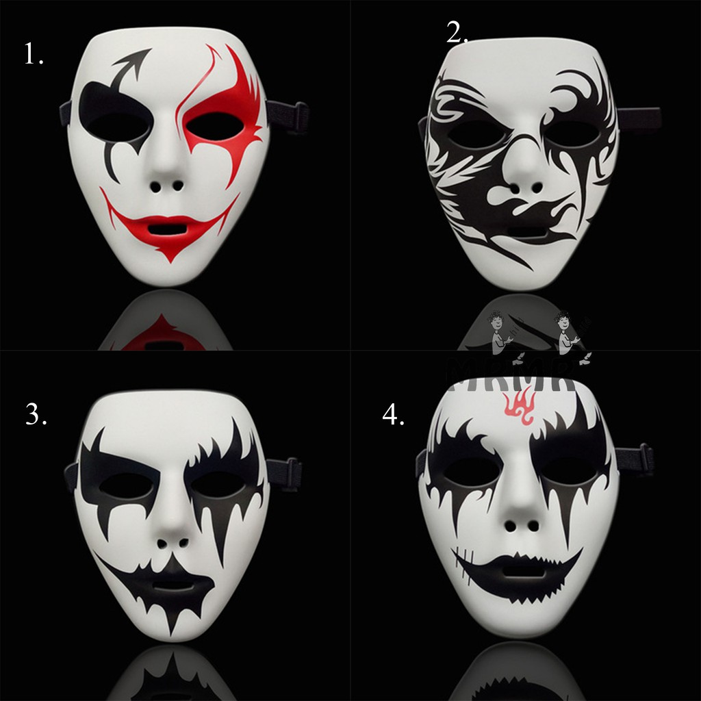 Hand-painted hip-hop mask Jabbawockeez mask version Jabba corak street ...