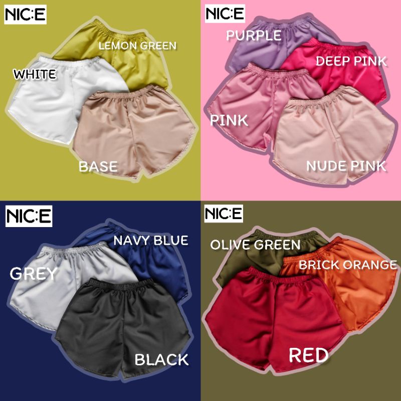 Shorts Sporty Pants Hanako Fabric. Shopee Malaysia