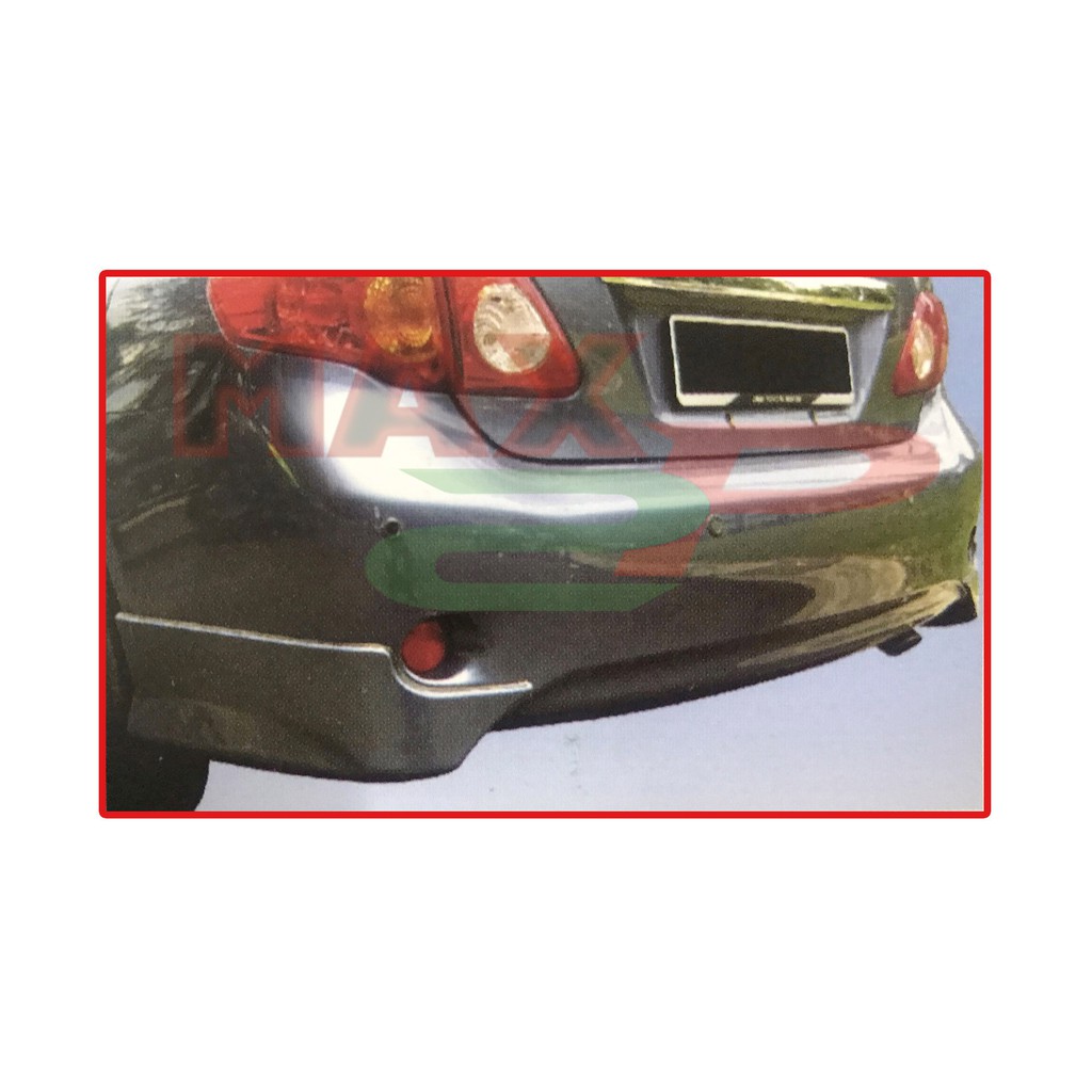 Toyota Corolla Altis 10th Gen (2008-2012) OEM Rear Back Bumper Skirt ...