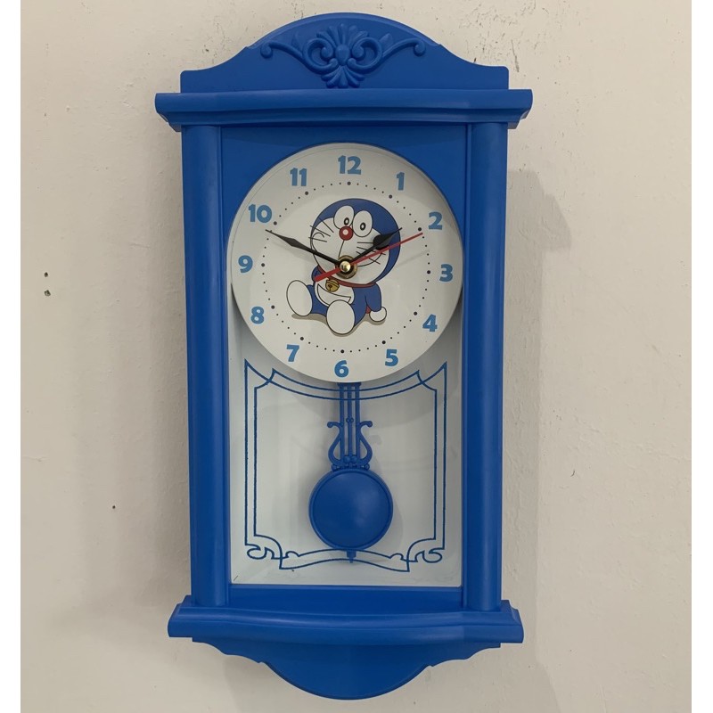 Doraemon Wall Clock Character doraemon Pendulum Box Shopee Malaysia