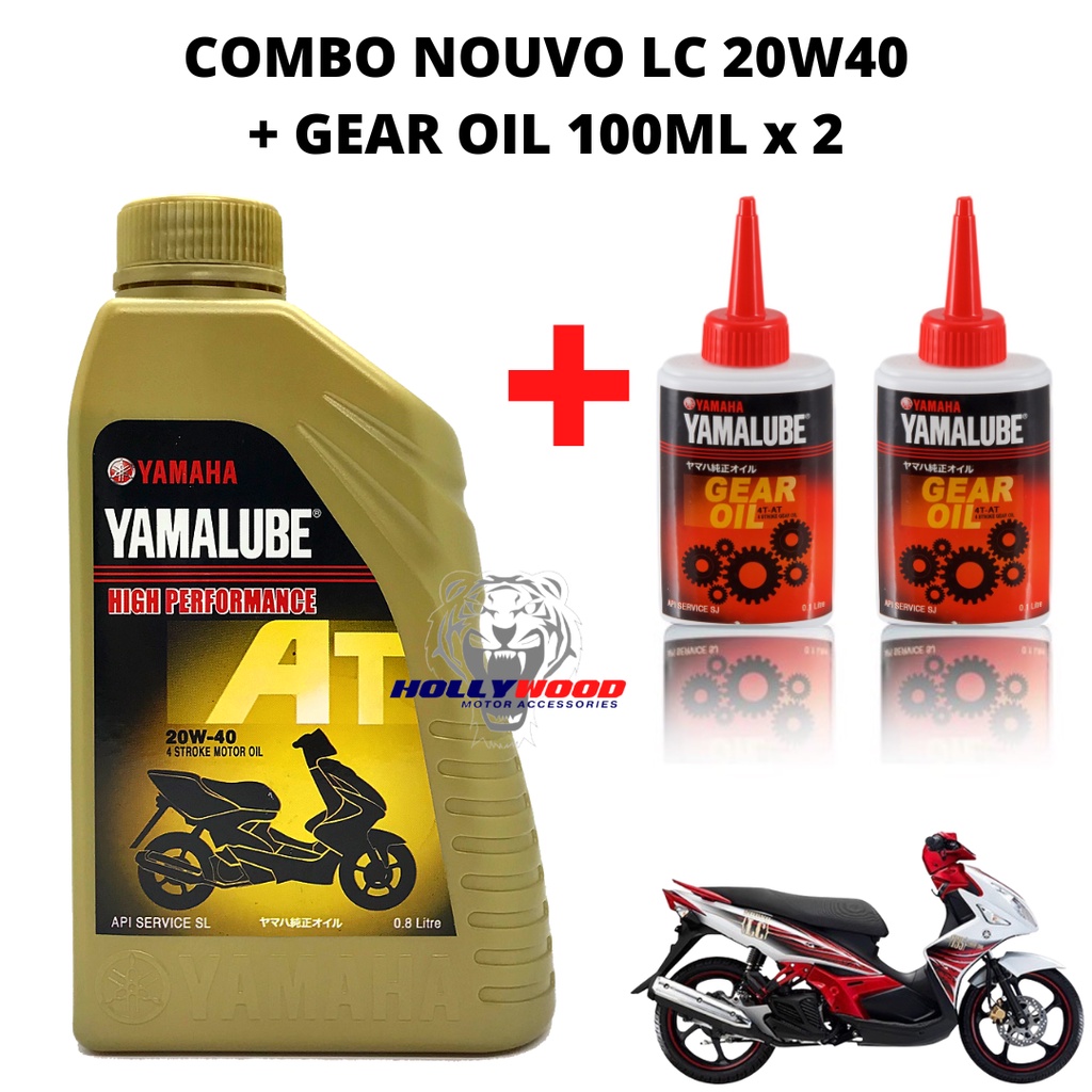 YAMALUBE SCOOTER 4T SEMI SYNTHETIC ENGINE OIL & TRANSMISSION GEAR OIL FOR NOUVO EGO GEAR SOLARIZ