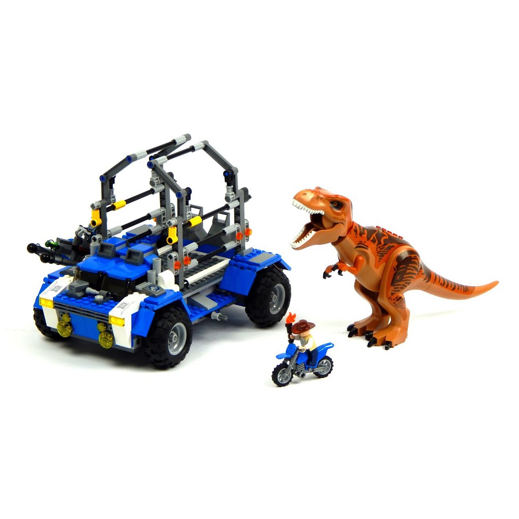 Lego jurassic world t rex tracker on sale