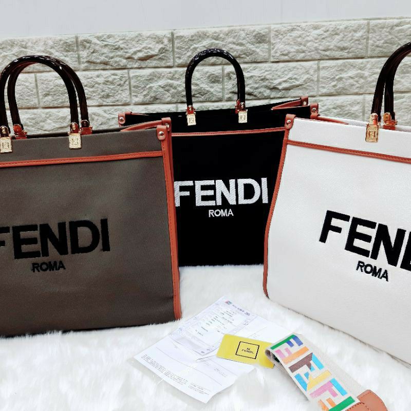 Fendi cheap cloth tote