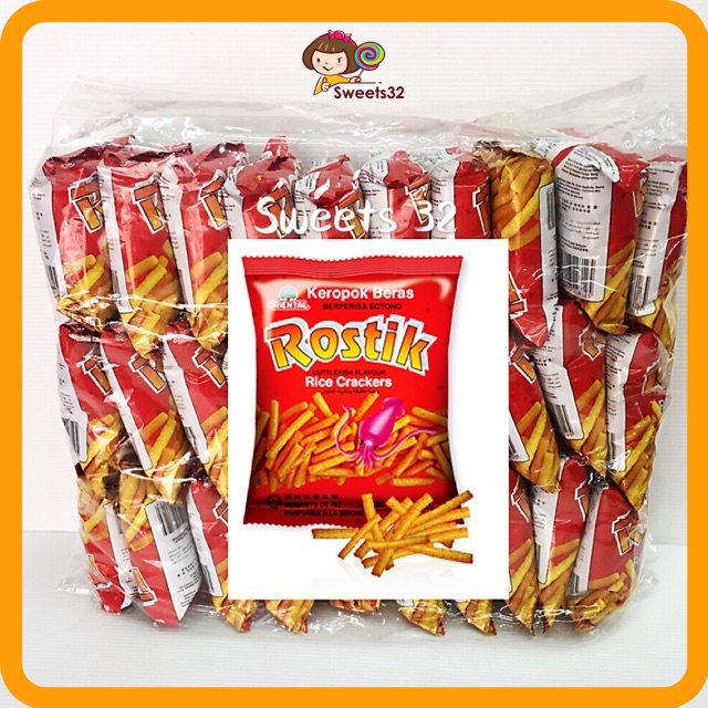 Rostik Snack 30packs Keropok Perisa Sotong | Shopee Malaysia