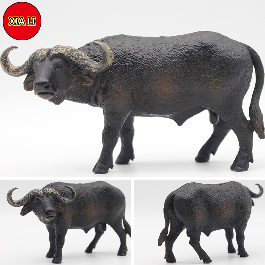 Large Buffalo Farm Animals Simulation Animals Action Figures Static ...