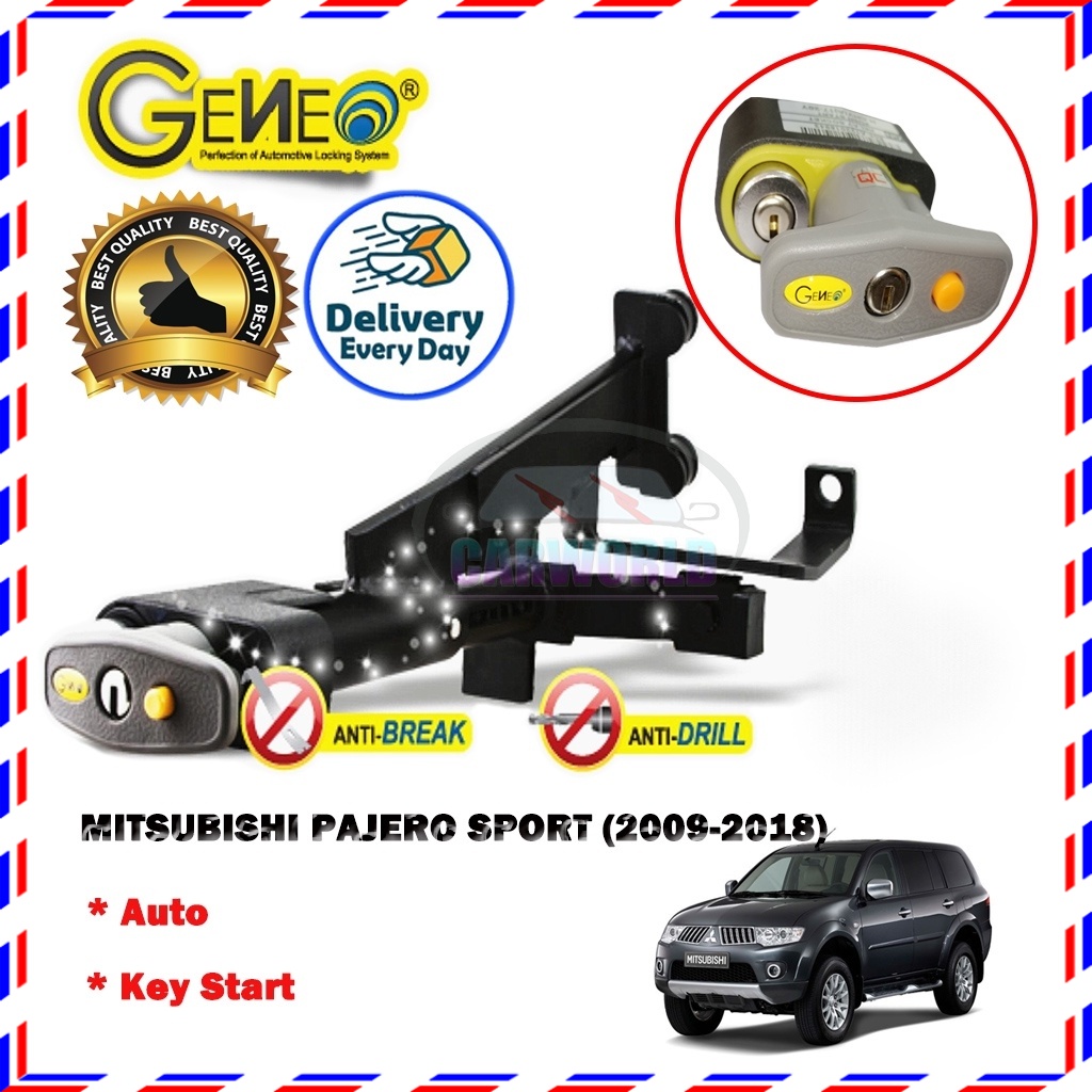 GENEO PEDAL LOCK MITSUBISHI PAJERO SPORT 2009-2018 (AUTO)(KEY START ...