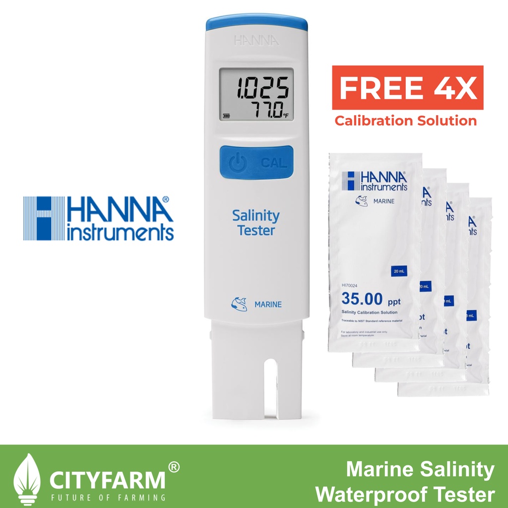 Hanna Instruments Marine Salinity Waterproof Tester HI98319