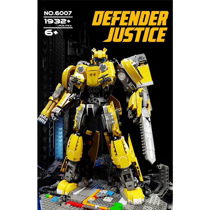 DEFENDER JUSTICE YELLOW WASP BUILDING BLOCKS (6007B) | Shopee Malaysia
