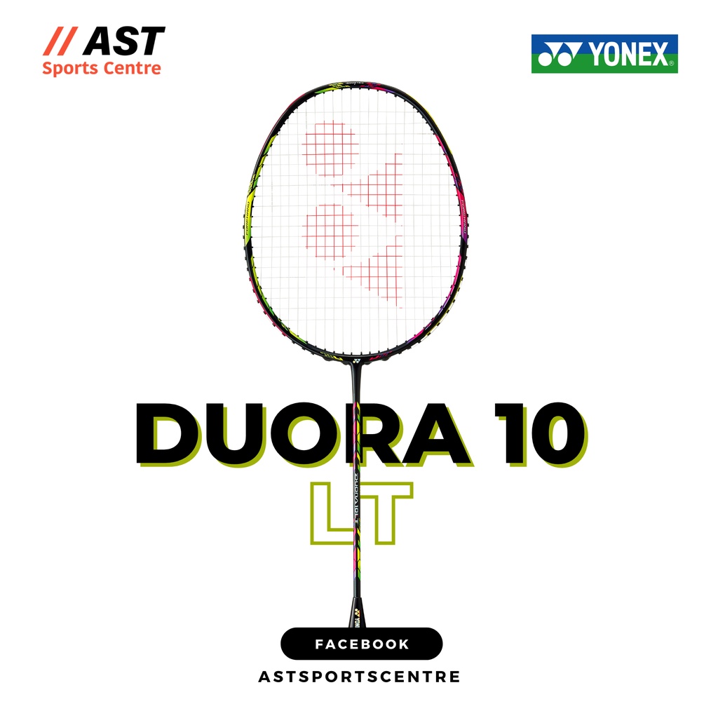 YONEX Duora 10 LT Badminton Rackets (Original) | FREE String