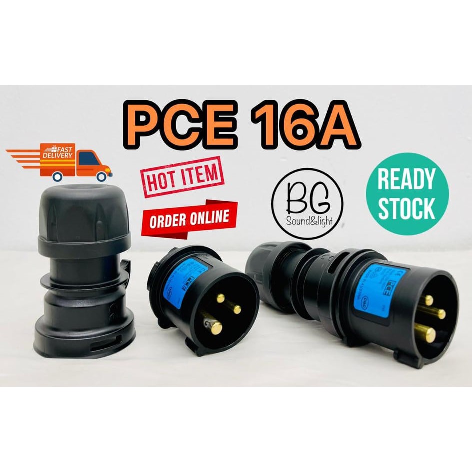 pce 16a power plug made in austria Shopee Malaysia