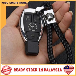 Key Fob Cover With Key Chain For Mercedes Benz A B C E S Gla Glc