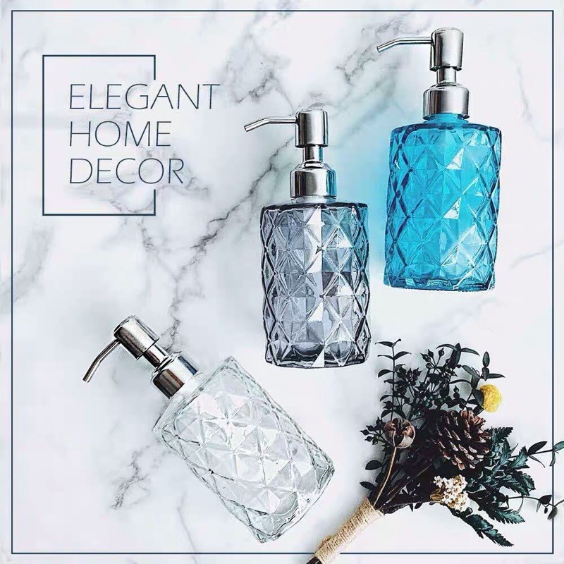 Dazzling Silver Soap Dispenser Silver Soap Lotion Hand Sanitiser Soap