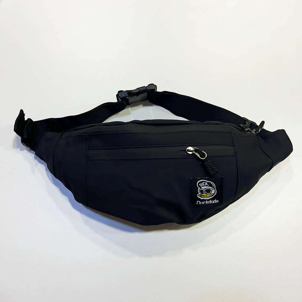 O) High Quality Mix Waterproof Silicon Material One Piece Pancoat Duckdude Waist Bag Crosssbody bag w Waterproof Zip