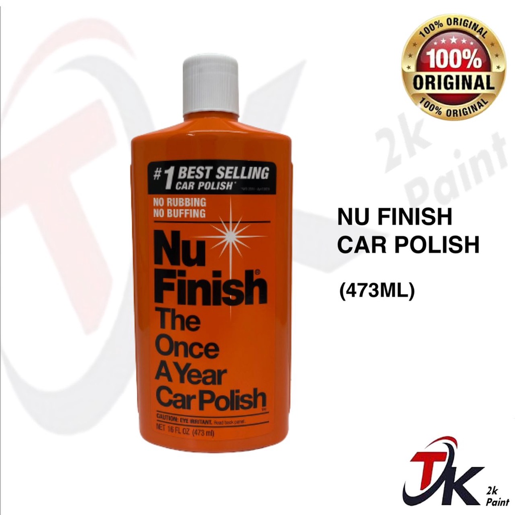NU FINISH THE ONCE A YEAR CAR POLISH WAX 473ML **READY STOCK** Shopee Malaysia