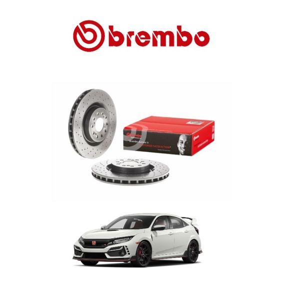HONDA CIVIC TYPE R FK8 BRAKE DISC ROTOR BREMBO | Shopee Malaysia