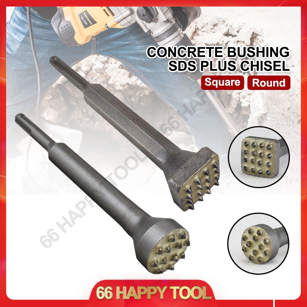 Concrete Bushing SDS Plus Chisel Point Square / Round Electric Hammer