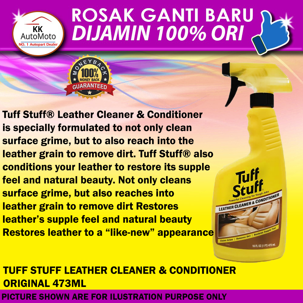 TUFF STUFF LEATHER CLEANER & CONDITIONER (473ML) Shopee Malaysia