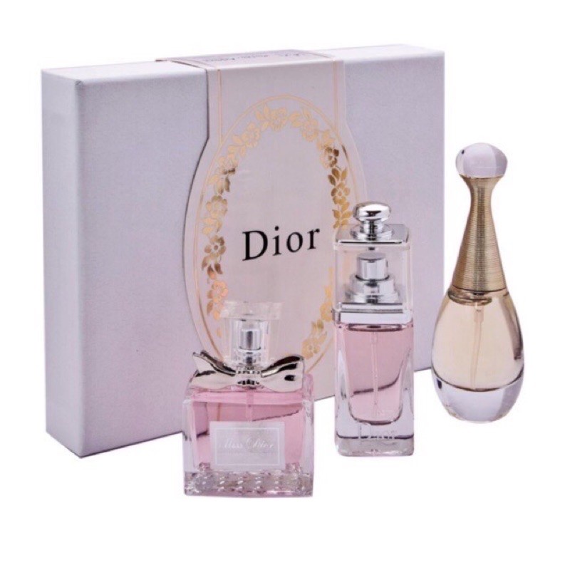 Perfume Gift Set Dior for women 3 x 30ml Shopee Malaysia