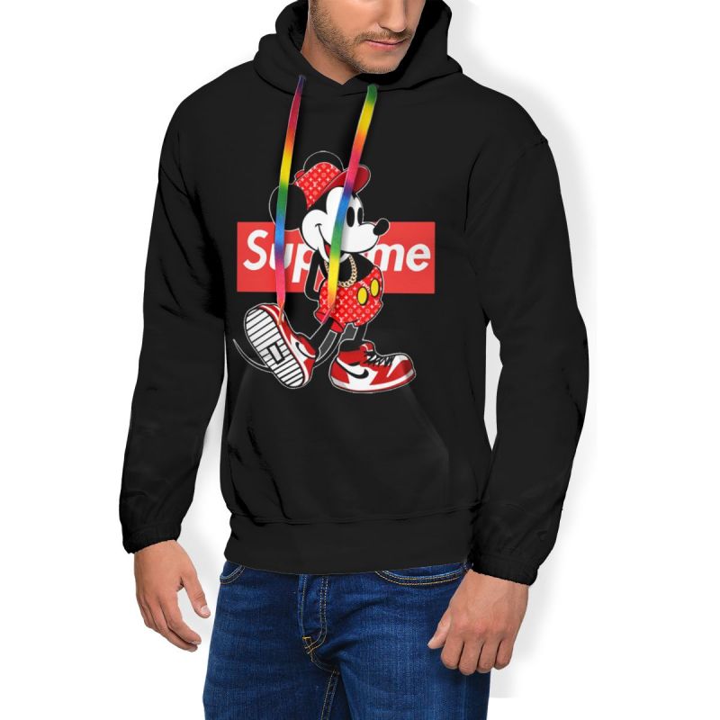 Supreme hoodie mickey mouse sale