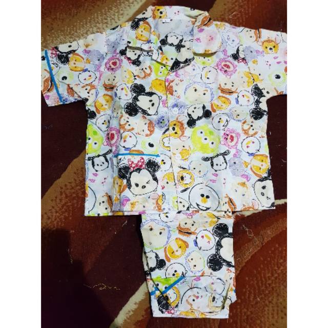 Tsumtsum Kids Pajamas Hello Kitty Minions Pink Cat Doraemon