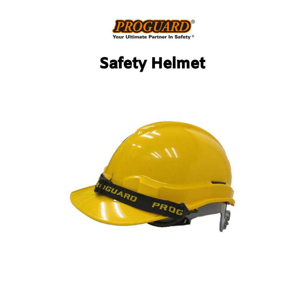 (Sirim Certified) Proguard Safety Helmet Yellow/White BC1PHPL
