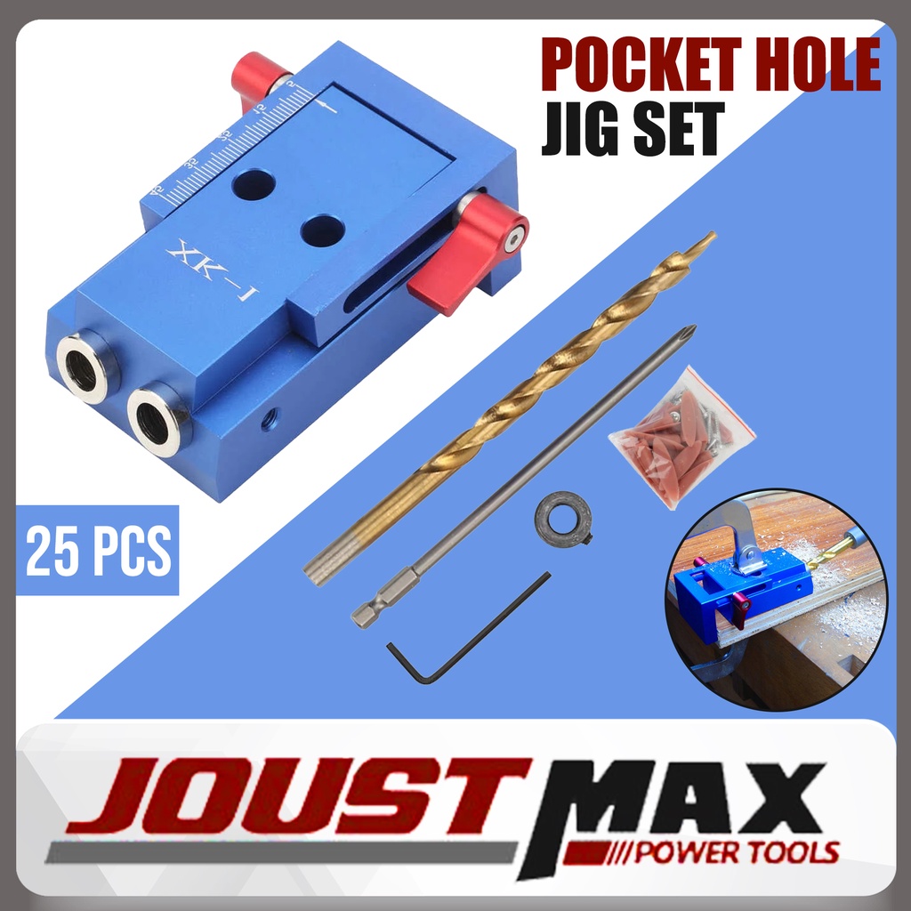 25pcs Woodworking Tool Set Useful Hand Inclined Oblique Hole Locator Positioner 15 Degree XK‑1