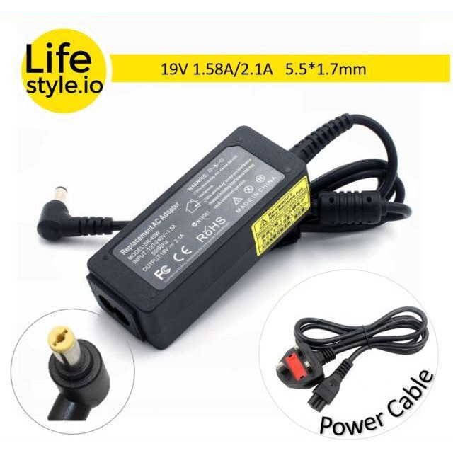 Adattatore Toshiba Satellite Adattatore Auto Toshiba Satellite L750 Power4Laptops - Caricabatteria 19V Per Auto E Camper Alimentatore Portatile 19v Accendisigari