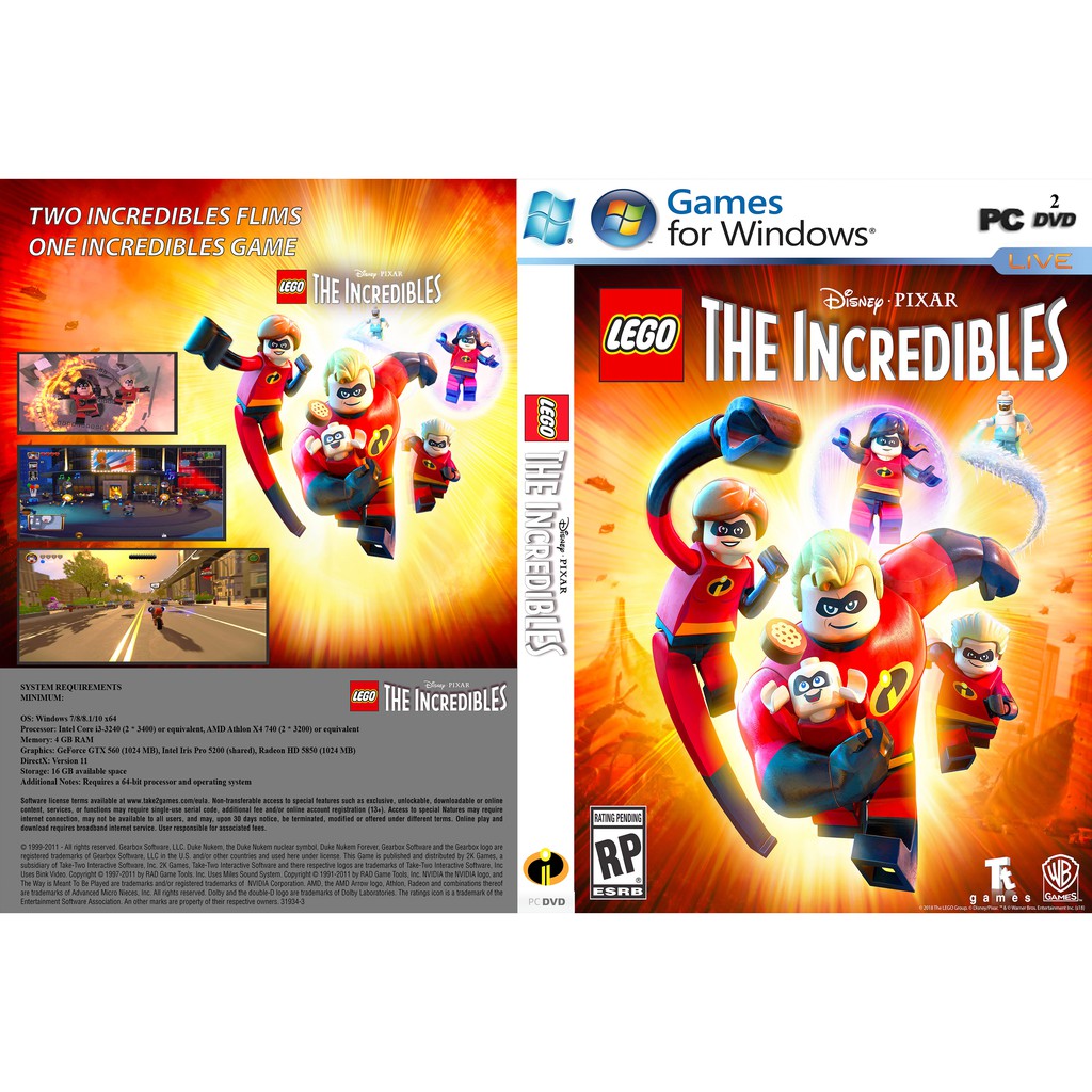 LEGO The Incredibles PC GAME Offline