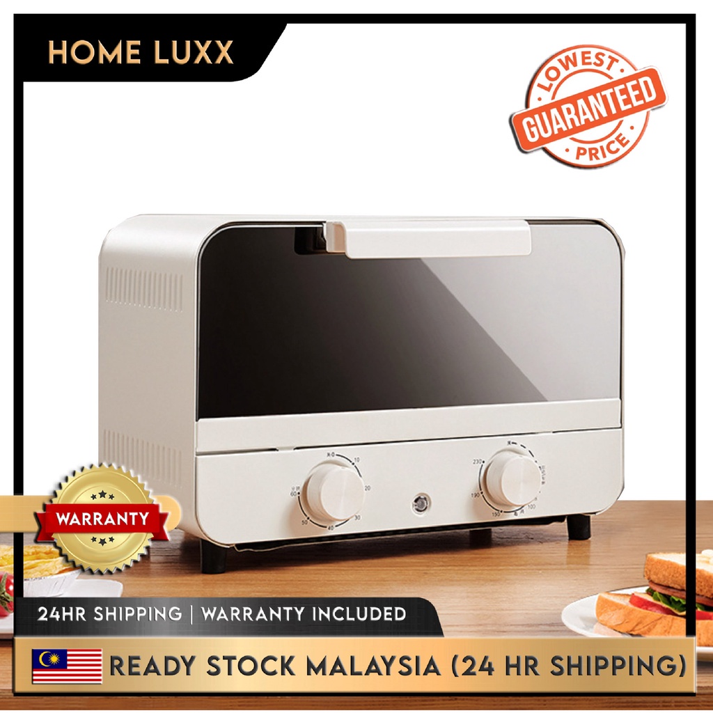 10L Mini Oven Toaster Dehydrator Modern Stylish Design Mirror Cover ...