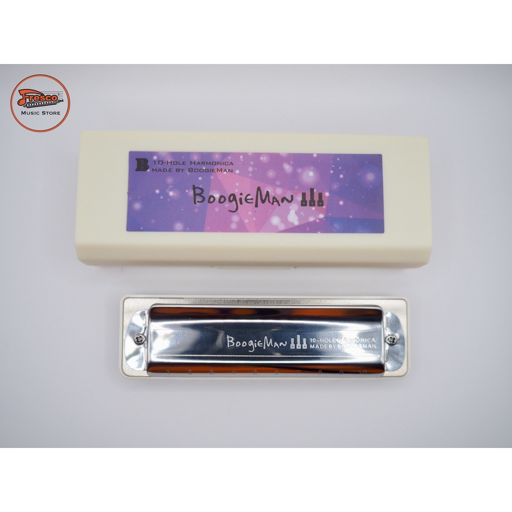 BoogieMan 10 Holes Blues Harmonica for Beginner Shopee Malaysia