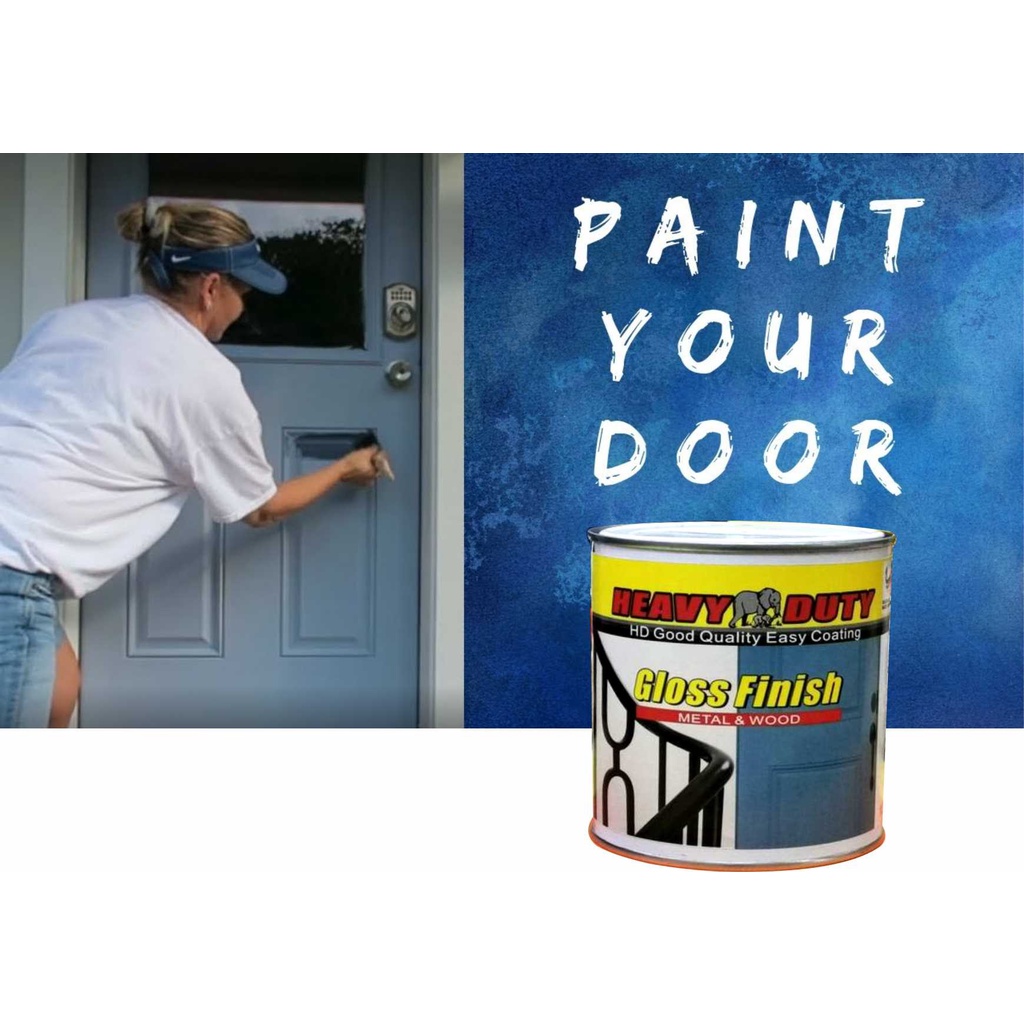 1L ( 1 liter High Gloss Paint ) Wood & Metal Paint / Minyak / Cat Kayu / Cat Besi / Cat Pintu