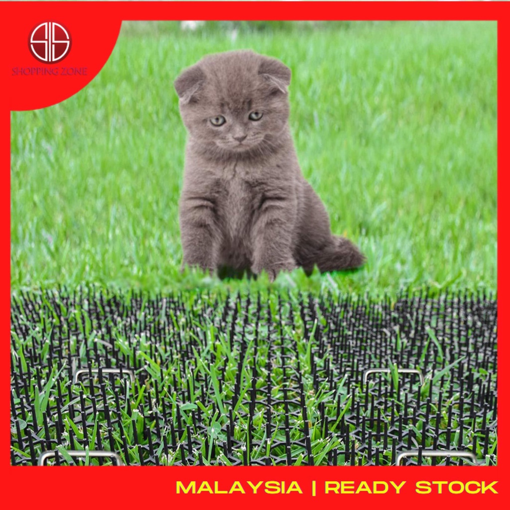 2pcs Animal Repellent Mat Scat Spike Mat Humane Anti Cat Dog Mat Spikes
