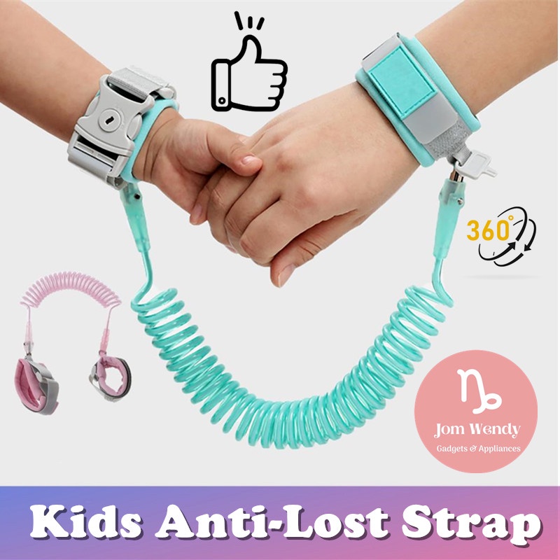 Ready Stock - 360 Rotation Kids Anti Lost Baby Safety Harness Wrist ...