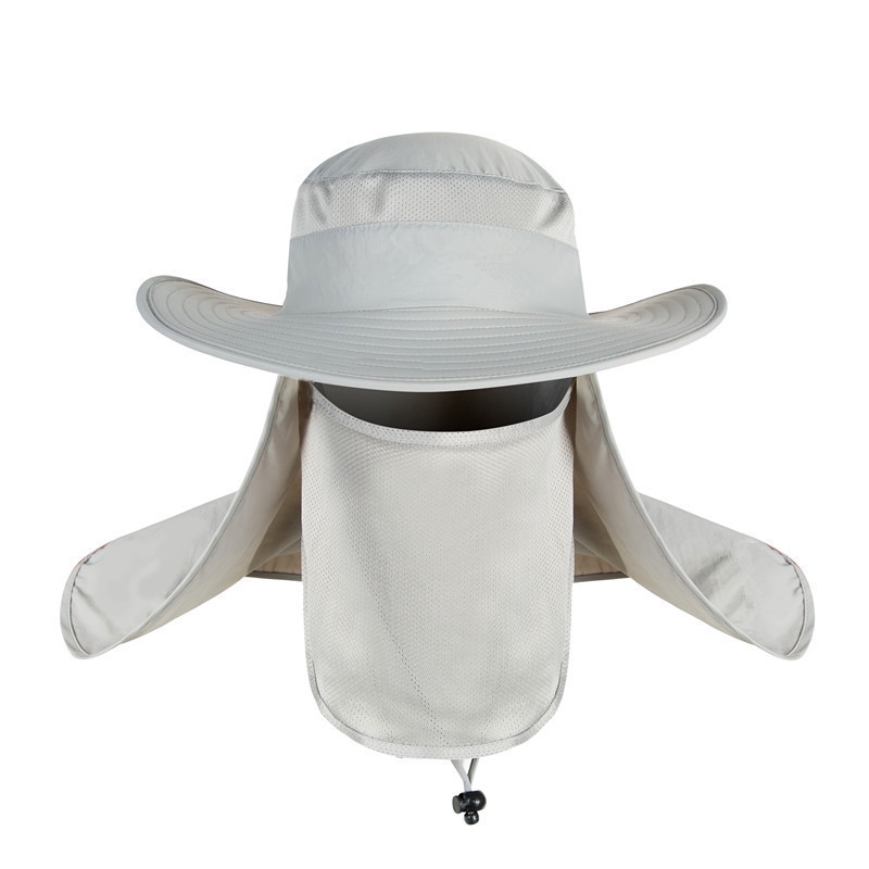 Fishing hat, Sun Hat, with Removable Neck Face Flap, Fishing Hat