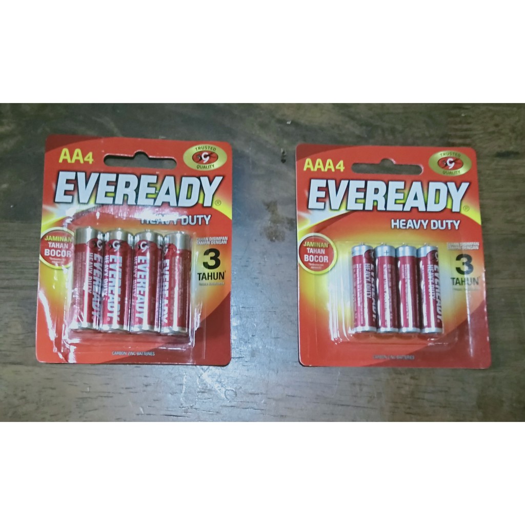 Bateri Eveready Aa Dan Aaa Ready Stok Shopee Malaysia