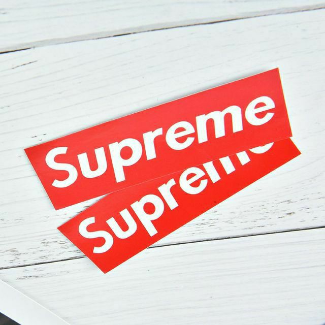 Genuine clearance supreme sticker