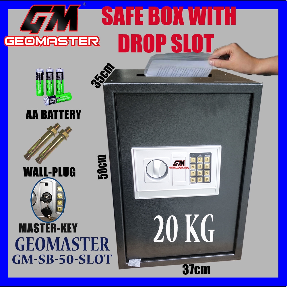 Geomaster GM-50EK Ssfe Box With Drop Slot / With Deposit Slot -Ready ...