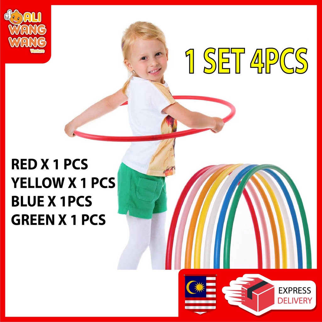 1 SET 4 COLOURS Plastic Hula Hoop / Hula Hoop Plastic ( 24 inch / 30 inch ) Shopee Malaysia
