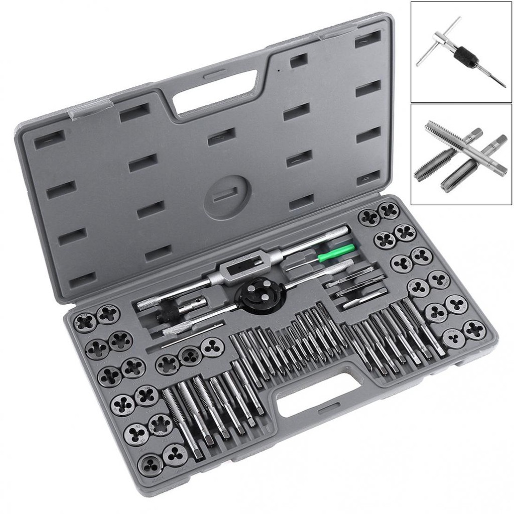 60pcs/set Thread Cutting Tapping Hand Tool Kit | Shopee Malaysia