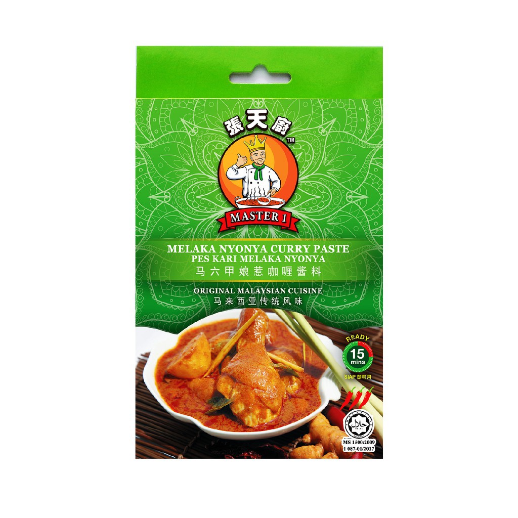 Master 1 Melaka Nyonya Curry Paste Pes Kari Nyonya (150g) | Shopee Malaysia