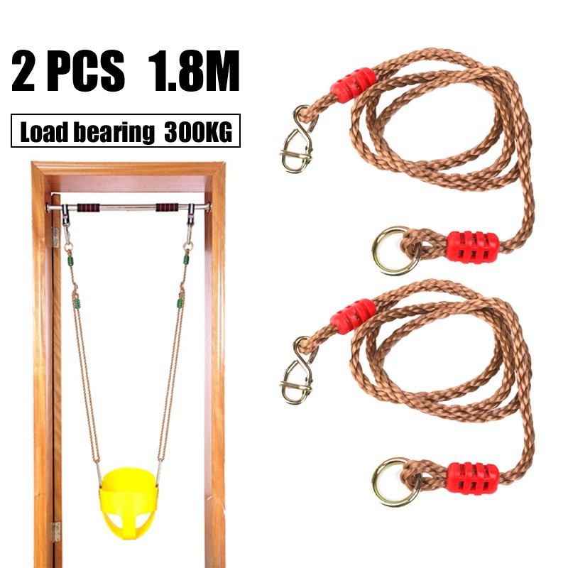 2 Pcs Adjustable Swing Rope for Tree Swing Beam Swing Outdoor Toy