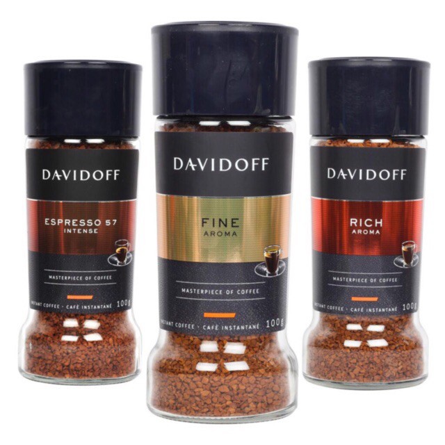 [WHOLESALE PRICE] DAVIDOFF INSTANT COFFEE 100G RICH AROMA / FINE