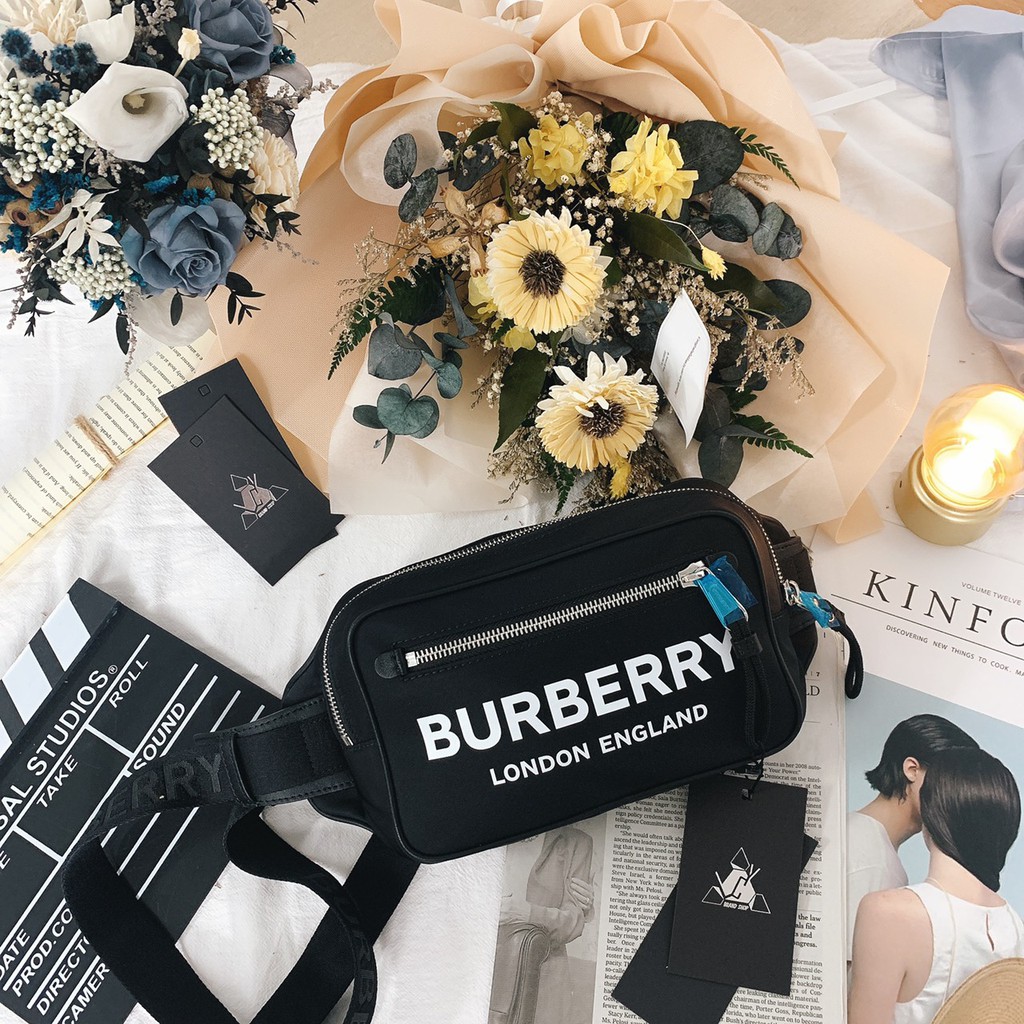 Burberry Logo Waist Bag Shopee Malaysia