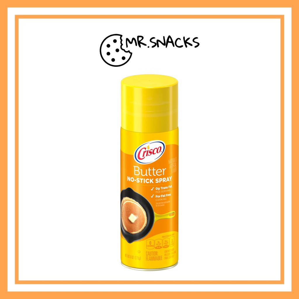Crisco Butter Non Stick Spray 170g (0 Calories) [US] Shopee Malaysia