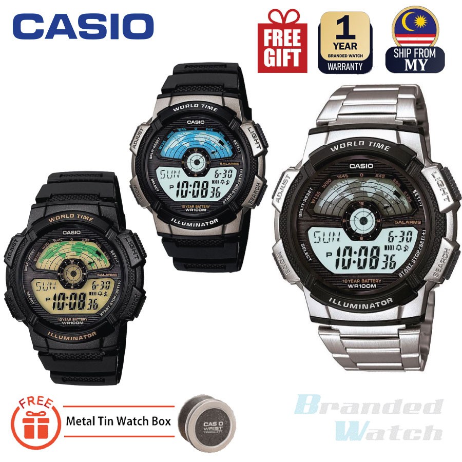 Jam on sale casio wr100m