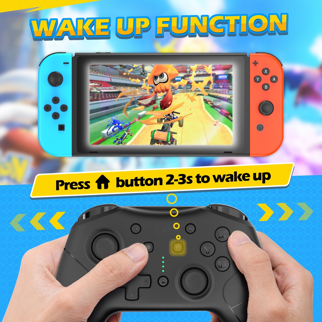 IINE Samurai Black Wake Up Wireless Controller Auto-Fire Pro Controller ...
