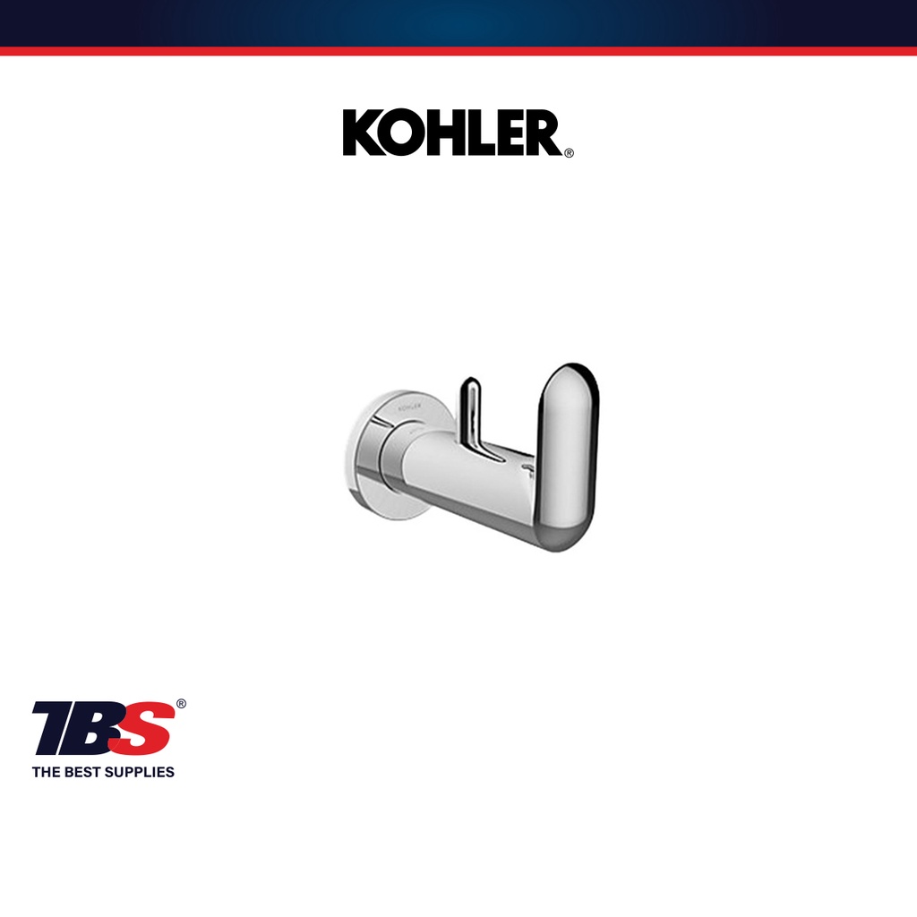 KOHLER Kumin Double Robe Hook, K-97897T-CP