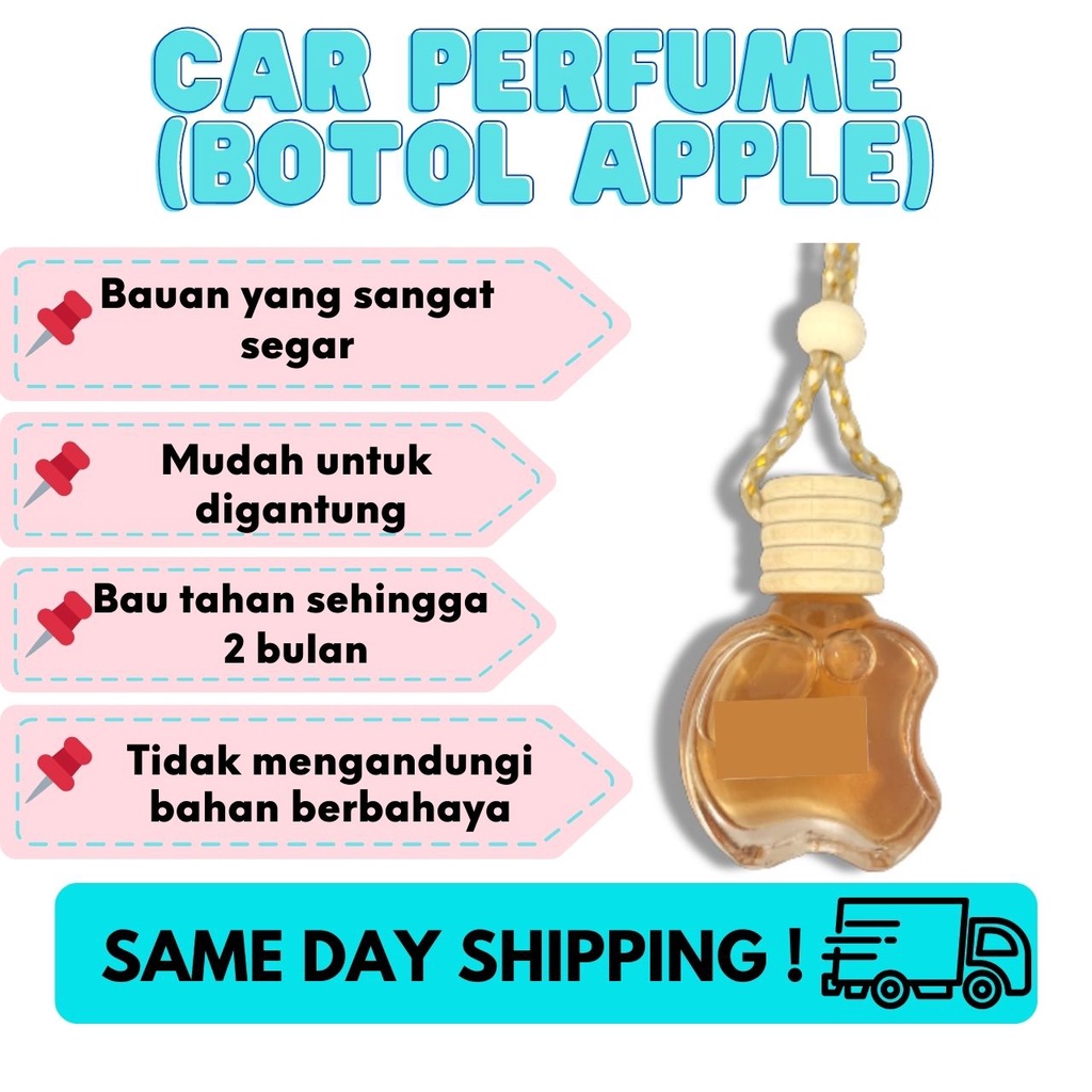 [LOWEST PRICE] 1PCS Borong Price Perfume Kereta Terlaris Car Perfume ...